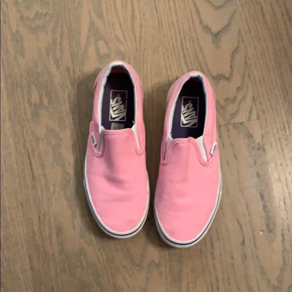 pink low top vans